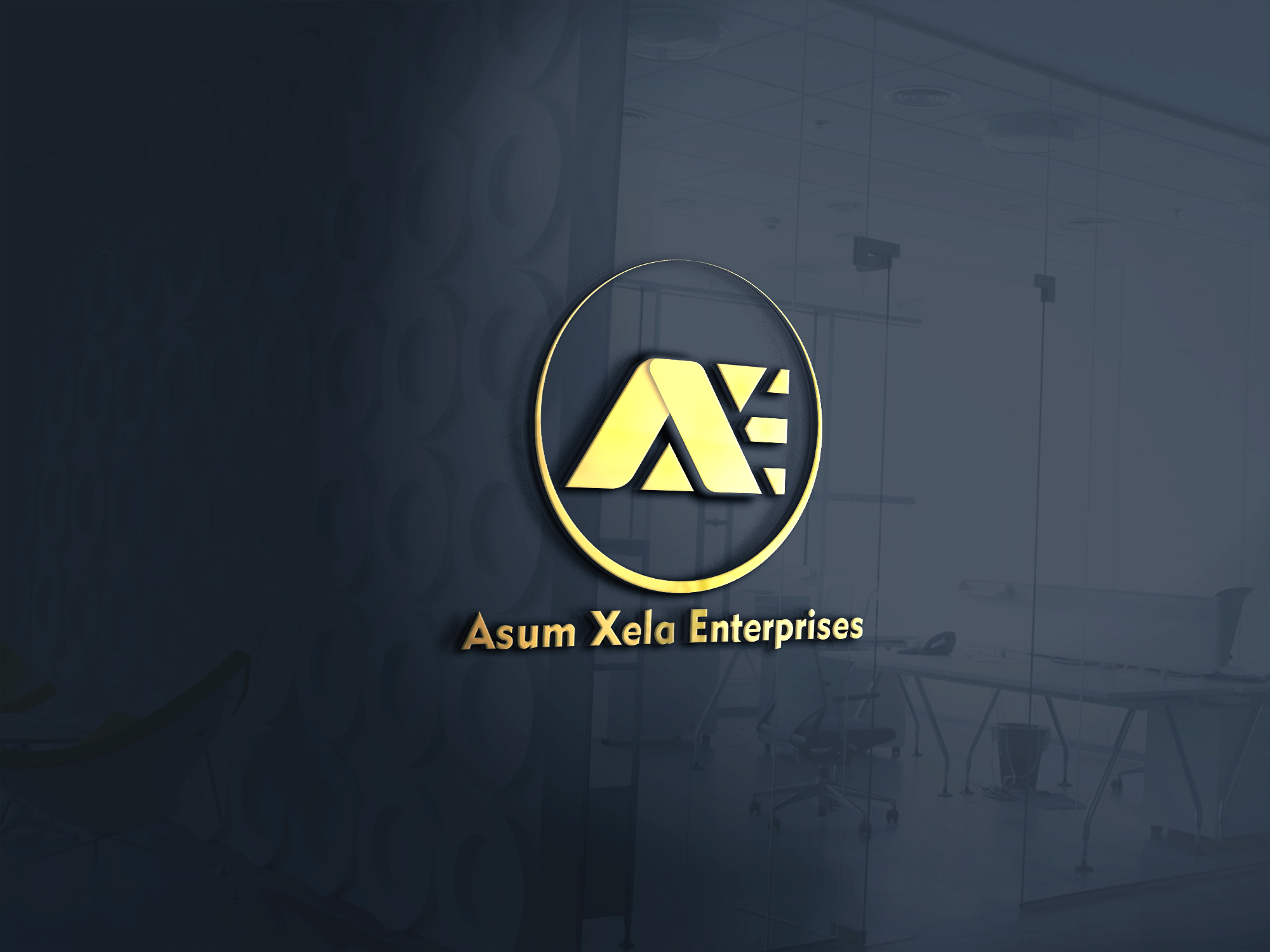 Asum Xela logo design